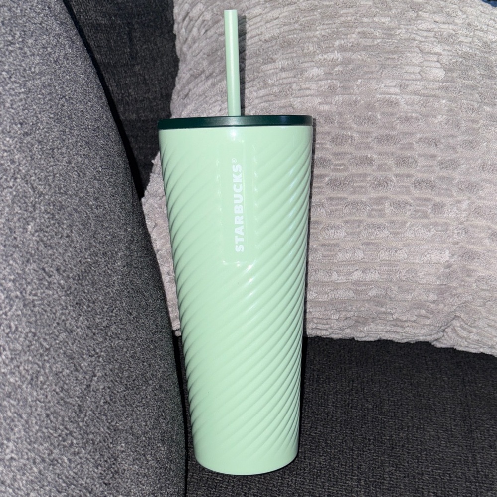 Starbucks Pastel Green Swirl Tumbler